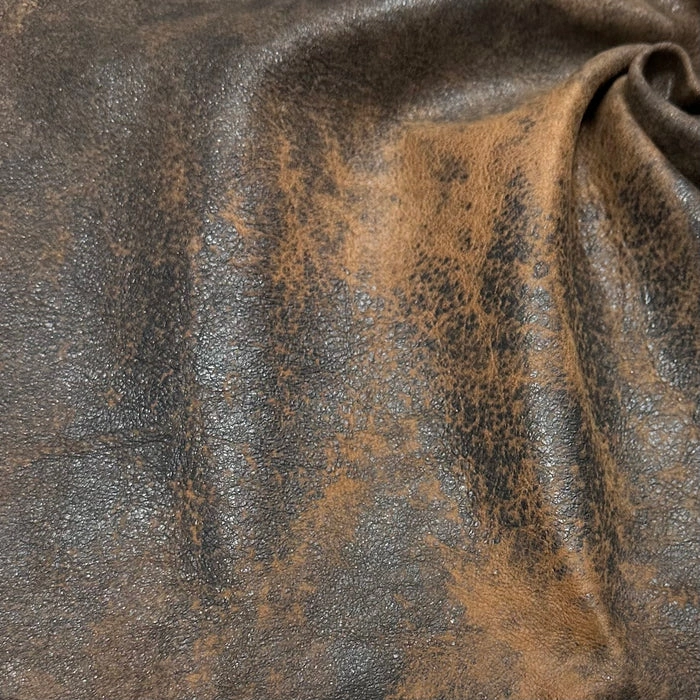 Distressed Weathered Lamb Suede, Nappa Back, 2-3 oz 5 - Image 2