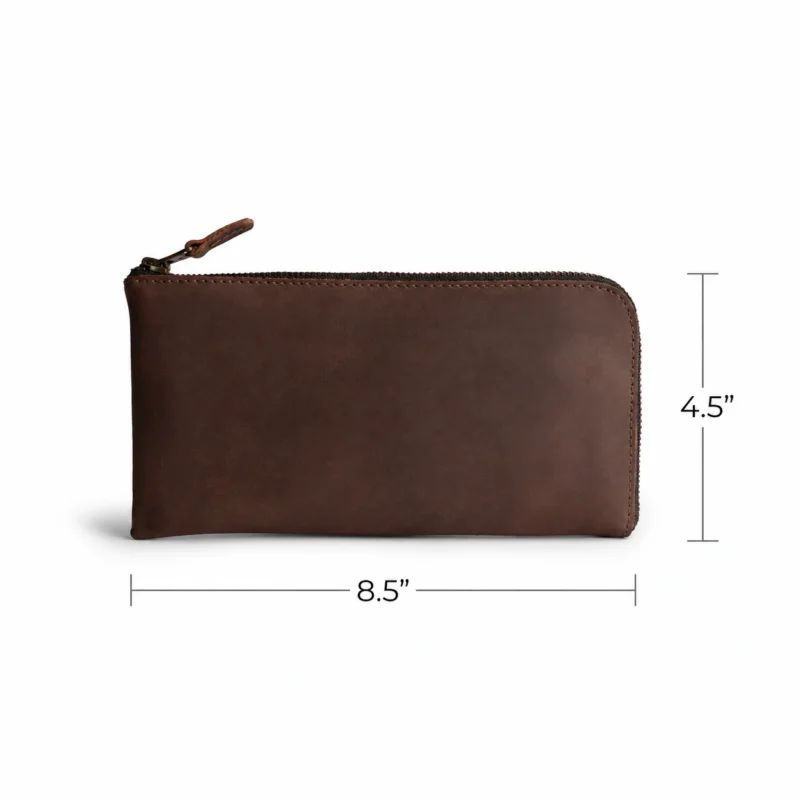 Large Zippered Wallet