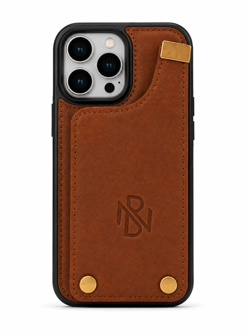 Magnetic Leather Phone Wallet