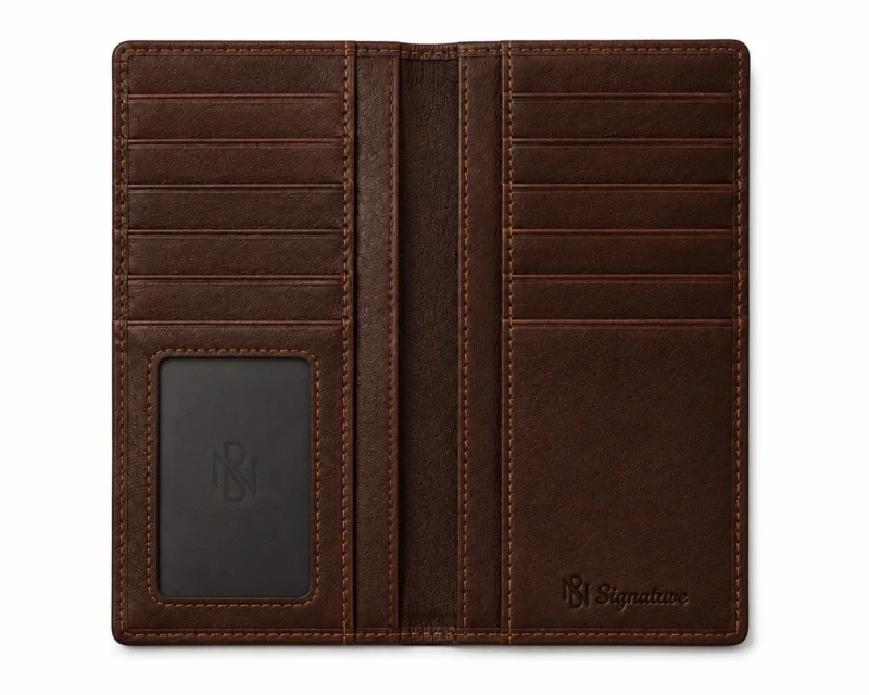 Premium Genuine Leather Long Wallet
