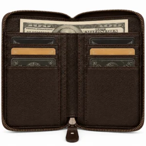 Heritage Zip Around Leather Wallet