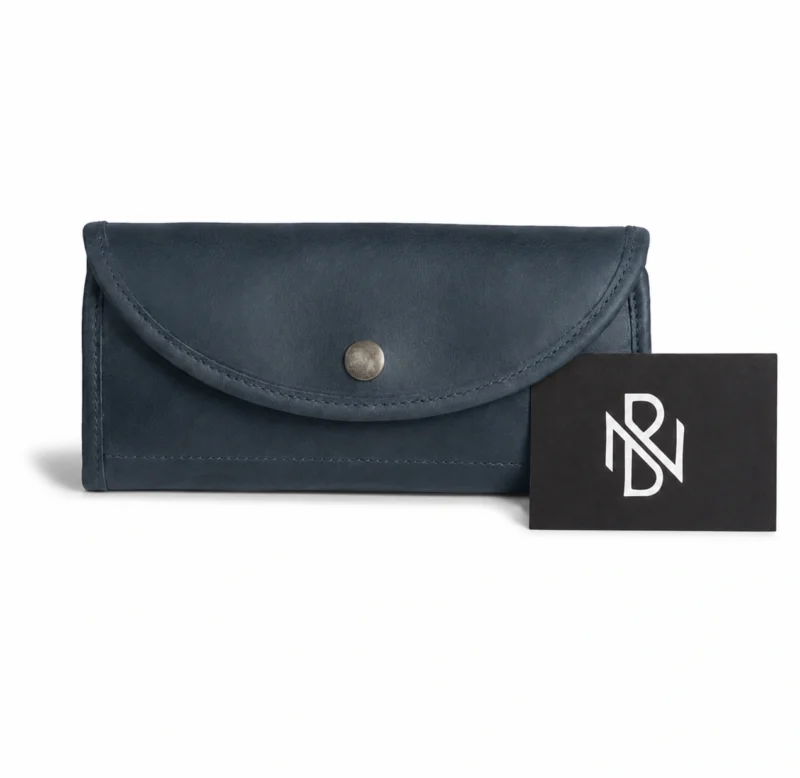 Single Snap Zippered Wallet