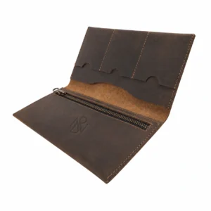Large Wallet for Passport with Credit Card Slots