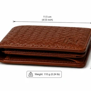 Heritage Woven Leather Wallet