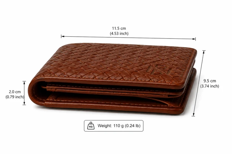 Heritage Woven Leather Wallet