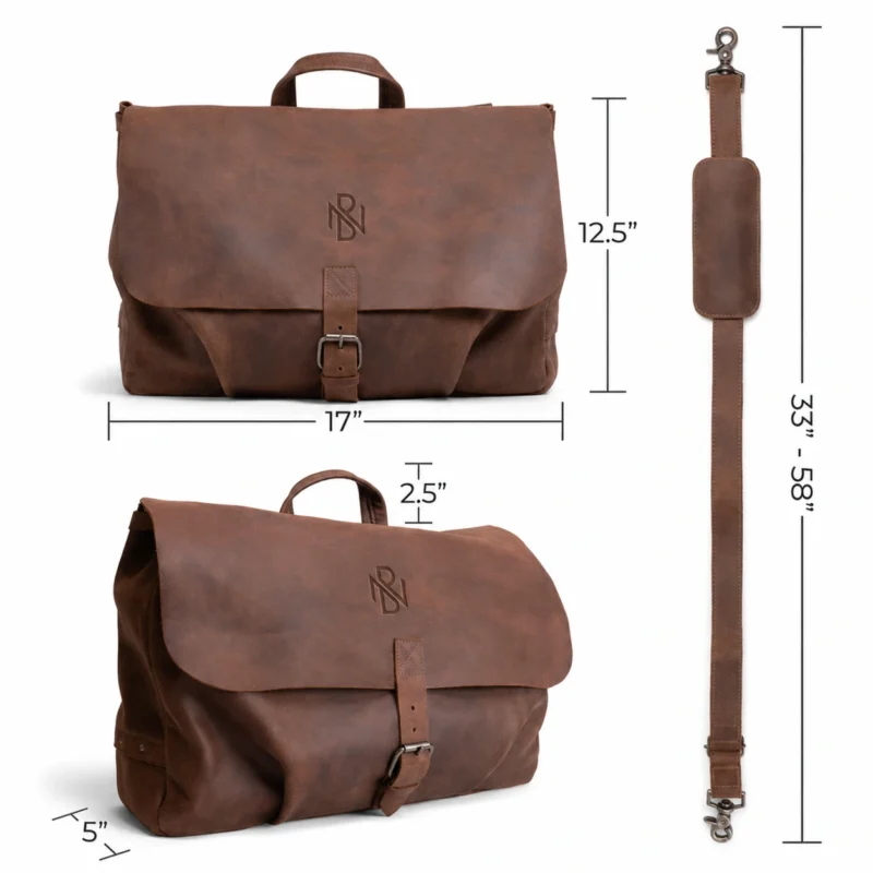 Vintage Mail Carrier Weekend Duffle