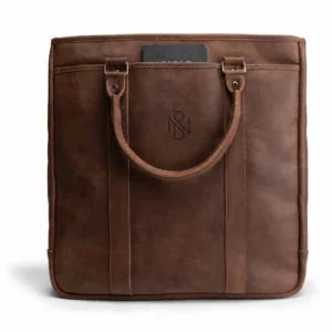 Vintage Tote Vertical Briefcase & Laptop Carrier