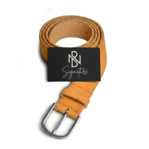 Classic Leather Belt with Glove Liner