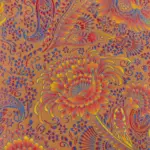 Floral Jacquard Nubuck Cow, 3 oz - 4 Colors
