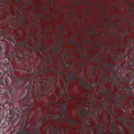 Hand Stained Rose Floral Embossed Cow 3oz 10 colours