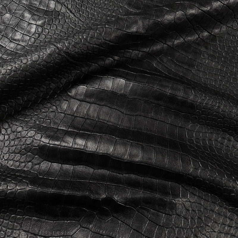 Two-Tone Veg Tan Crocodile Embossed Lambskin, 2 oz - 3 Colors - Image 9