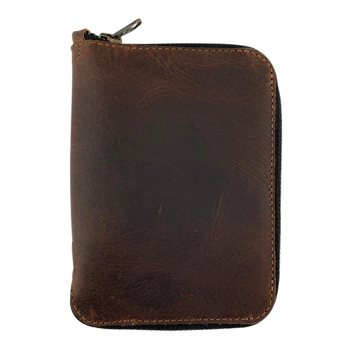 Zippered Passport Wallet