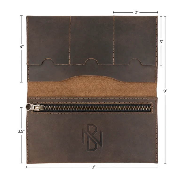 Large Wallet for Passport with Credit Card Slots