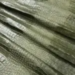 Two-Tone Veg Tan Crocodile Embossed Lambskin, 2 oz - 3 Colors