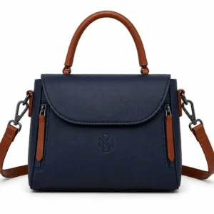 Leather Top Handle Satchel Bag