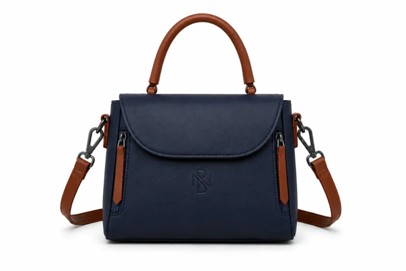Leather Top Handle Satchel Bag