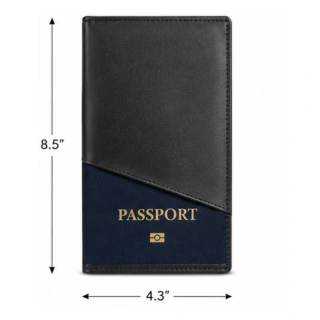 Executive Leather Travel Passport Holder