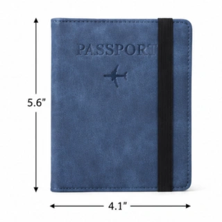 Leather Travel Passport Cover