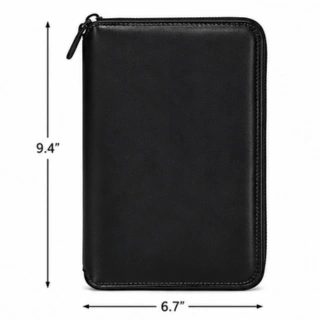 Leather Zip Travel Organizer