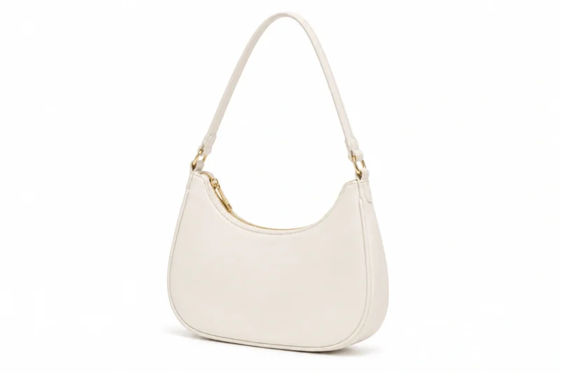 Leather Saddle Shoulder Purse