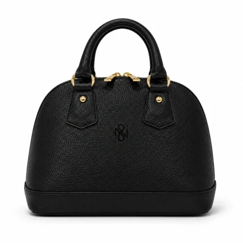 Classic Leather Dome Handbag