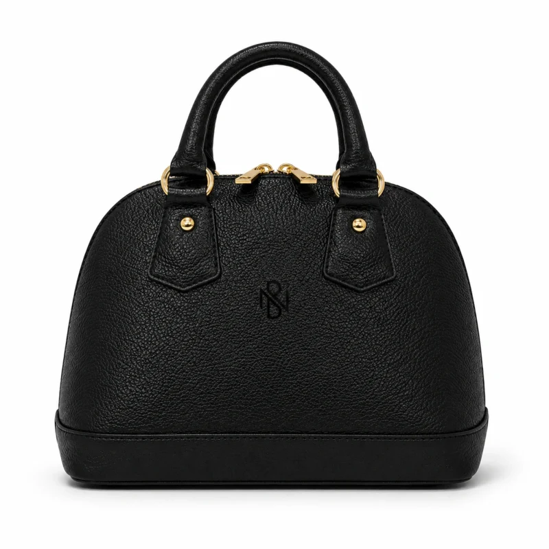 Classic Leather Dome Handbag