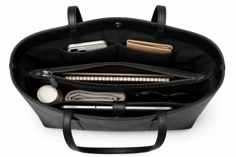 Classic Leather Tote Bag