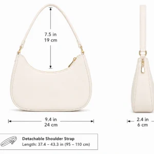 Leather Saddle Shoulder Purse