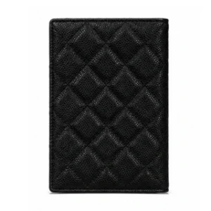 Quilted Leather Passport Holder