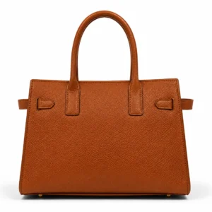 Luxury Leather Top Handle Satchel Bag