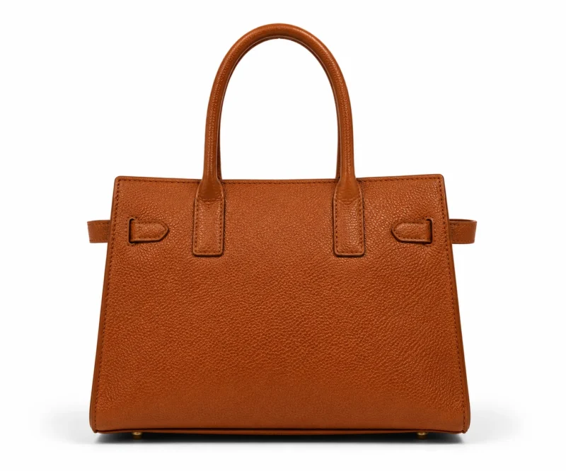 Luxury Leather Top Handle Satchel Bag