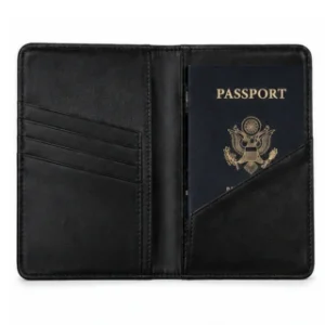 Quilted Leather Passport Holder