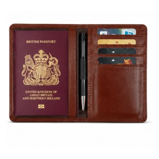 Leather Travel Passport Holder
