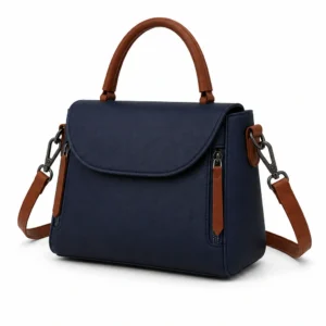 Leather Top Handle Satchel Bag