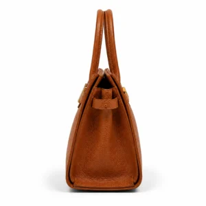 Luxury Leather Top Handle Satchel Bag