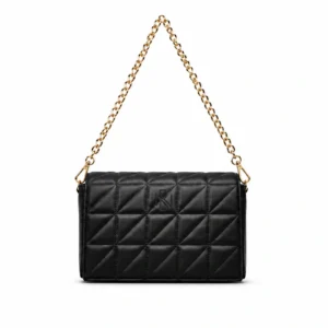 Quilted Leather Chain Shoulder Bag