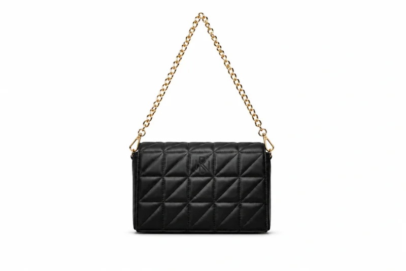 Quilted Leather Chain Shoulder Bag