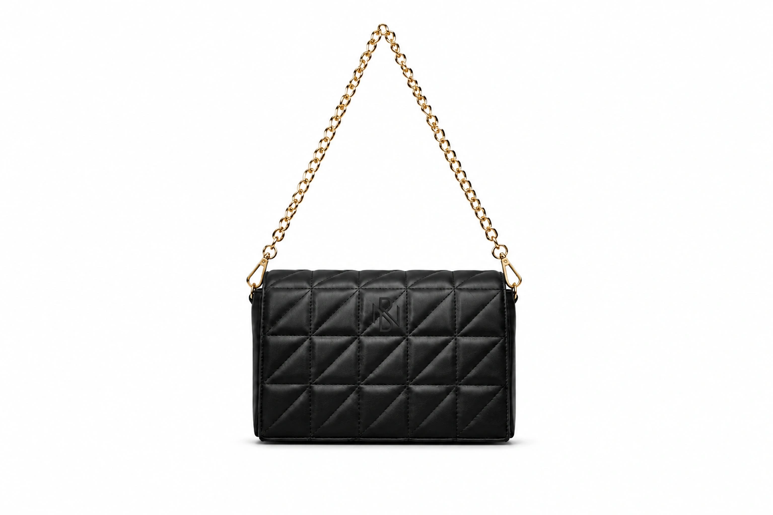Quilted Leather Chain Shoulder Bag – BN Signature
