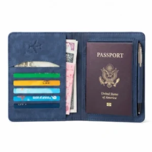 Leather Travel Passport Cover
