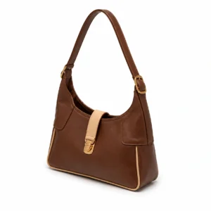 Leather Shoulder Hobo Bag