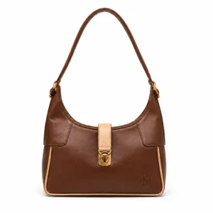 Leather Shoulder Hobo Bag