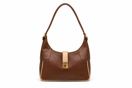 Leather Shoulder Hobo Bag