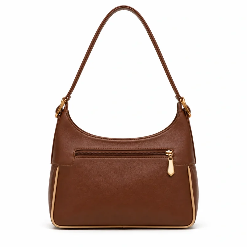 Leather Shoulder Hobo Bag