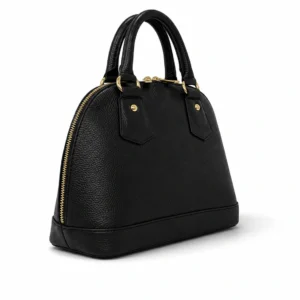 Classic Leather Dome Handbag