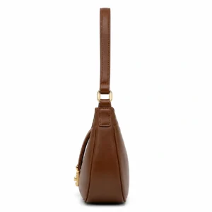 Leather Crescent Shoulder Bag