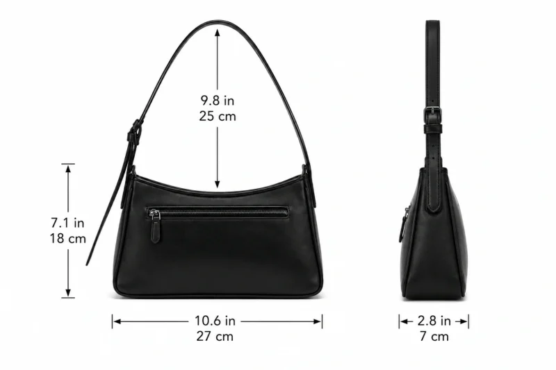 Minimalist Leather Shoulder Bag