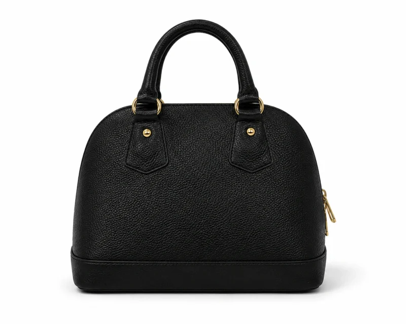 Classic Leather Dome Handbag