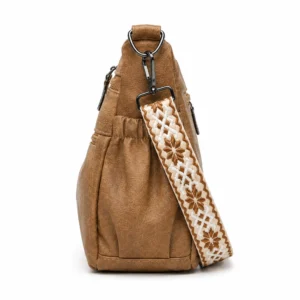 Leather Crossbody Messenger Bag