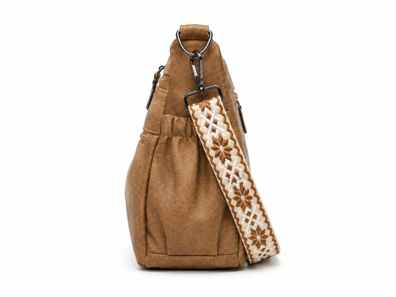 Leather Crossbody Messenger Bag