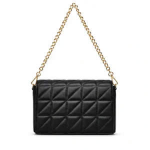 Quilted Leather Chain Shoulder Bag